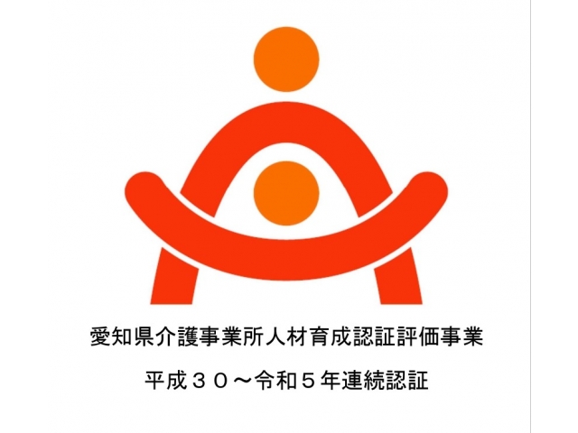 愛知県介護事業所人材育成認証評価事業　令和５年度認証